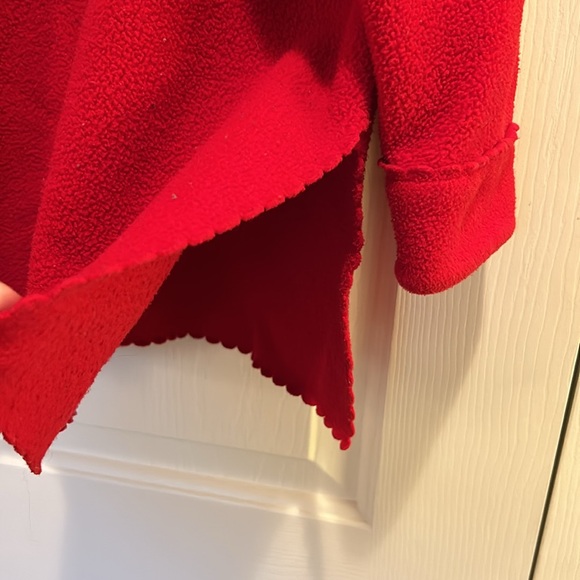 Fuzzy, button up shirt jacket - Picture 3 of 7